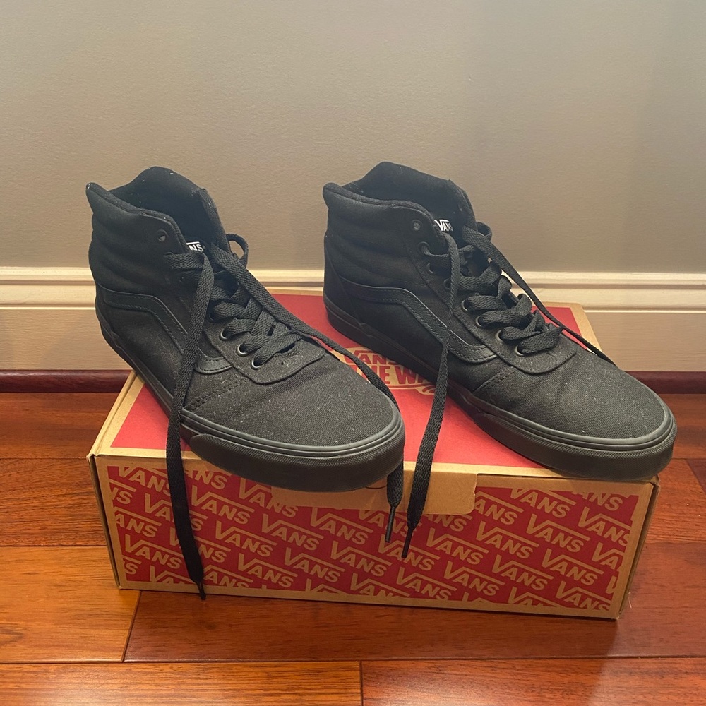 Black High Top Vans